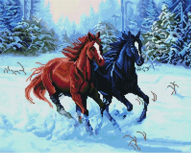 Diamantová mozaika na kroně 40x50 Ipicasso-pl