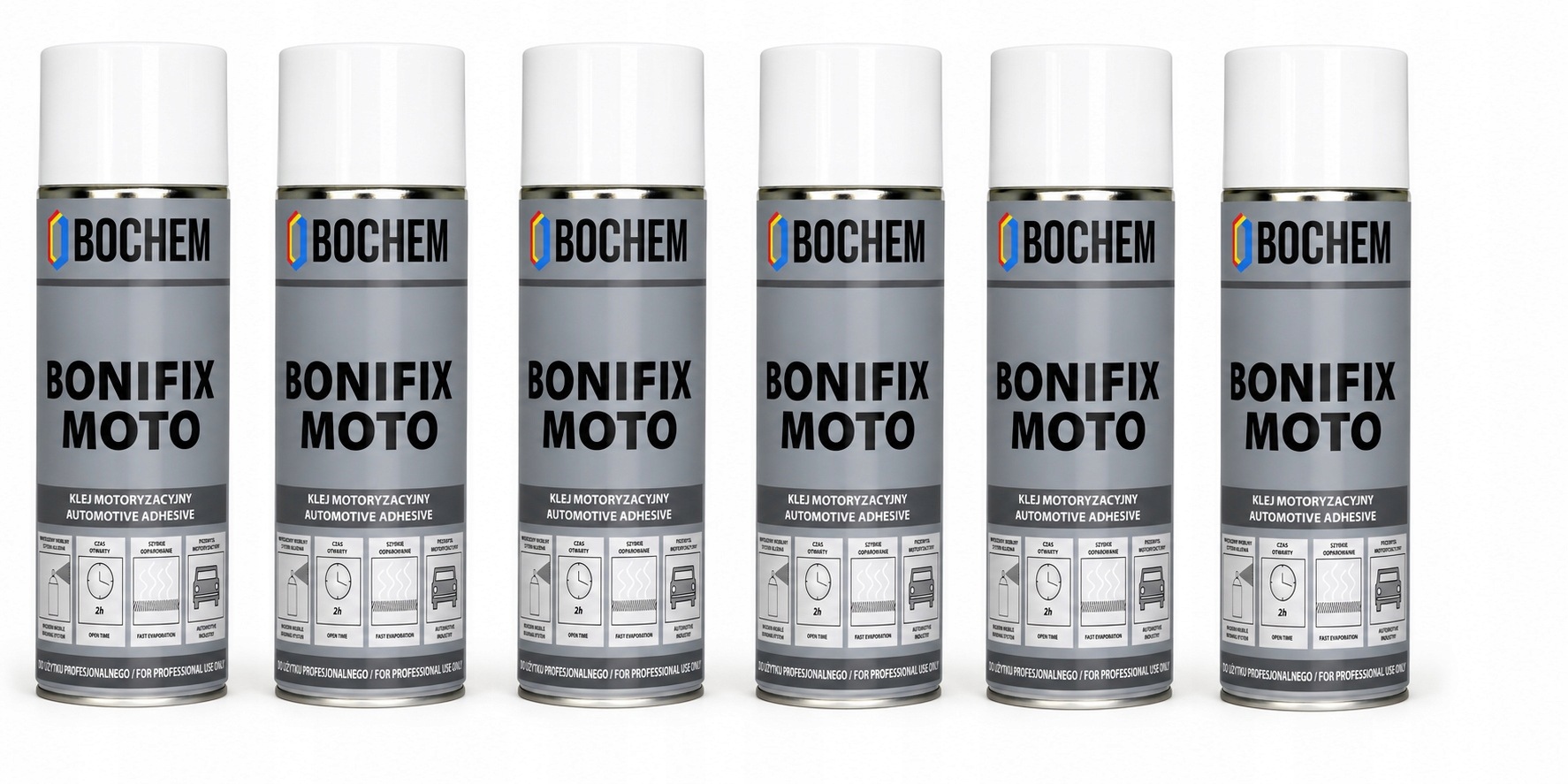 Zestaw 6X Klej Bonifix Moto Do Posufitki Samochodowej Mocny 500ML