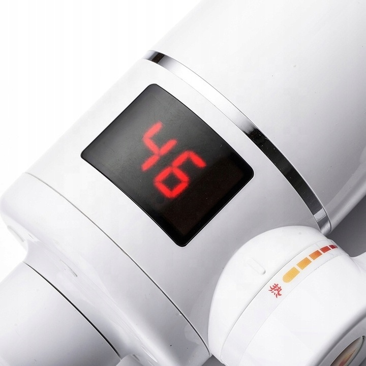 3000W PRZEPŁYWOWY PODGRZEWACZ WODY LCD + bateria Marka Retoo