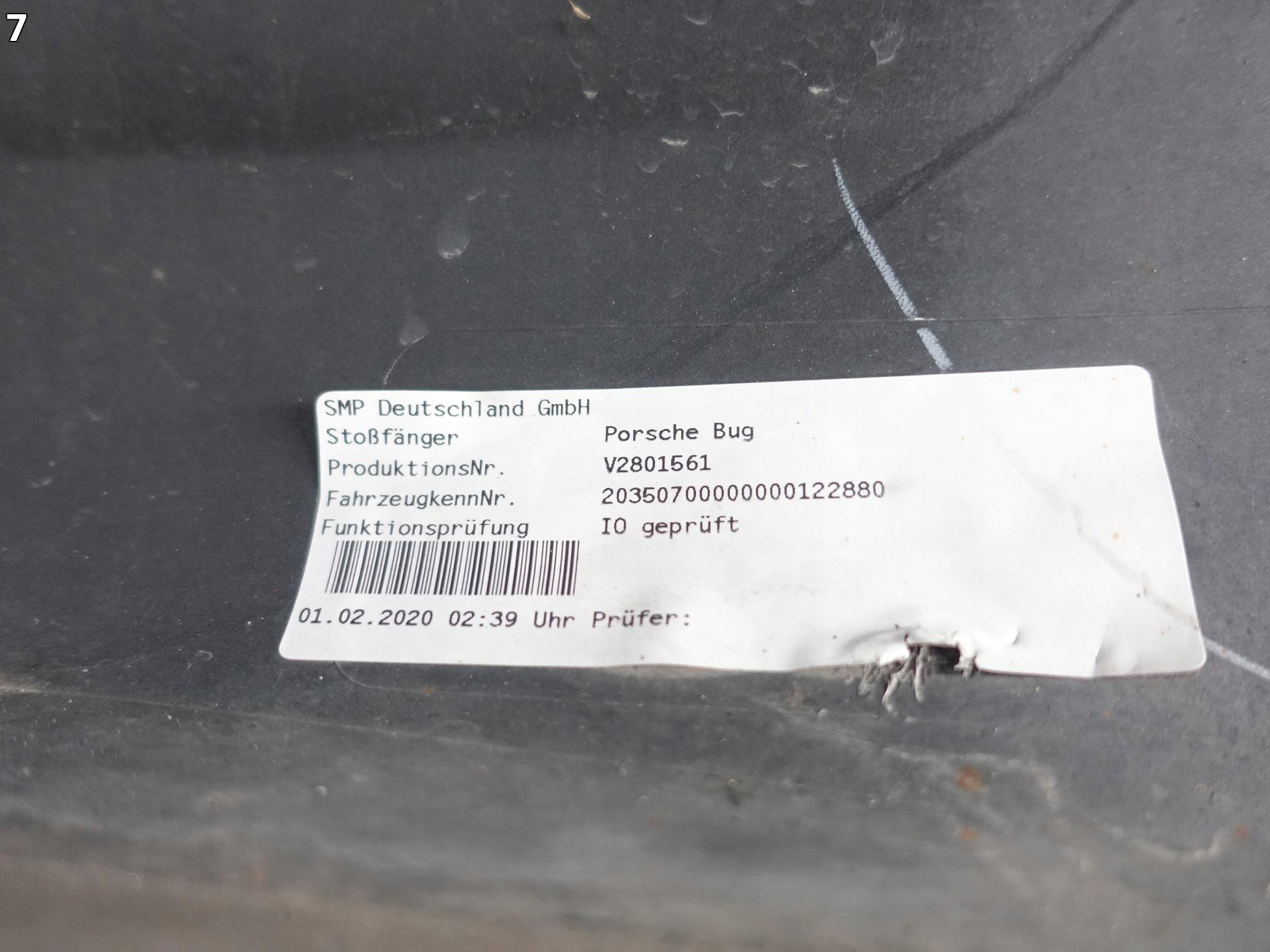 PORSCHE 992 911 GTS SPORT design 19- bumper front *PDC*