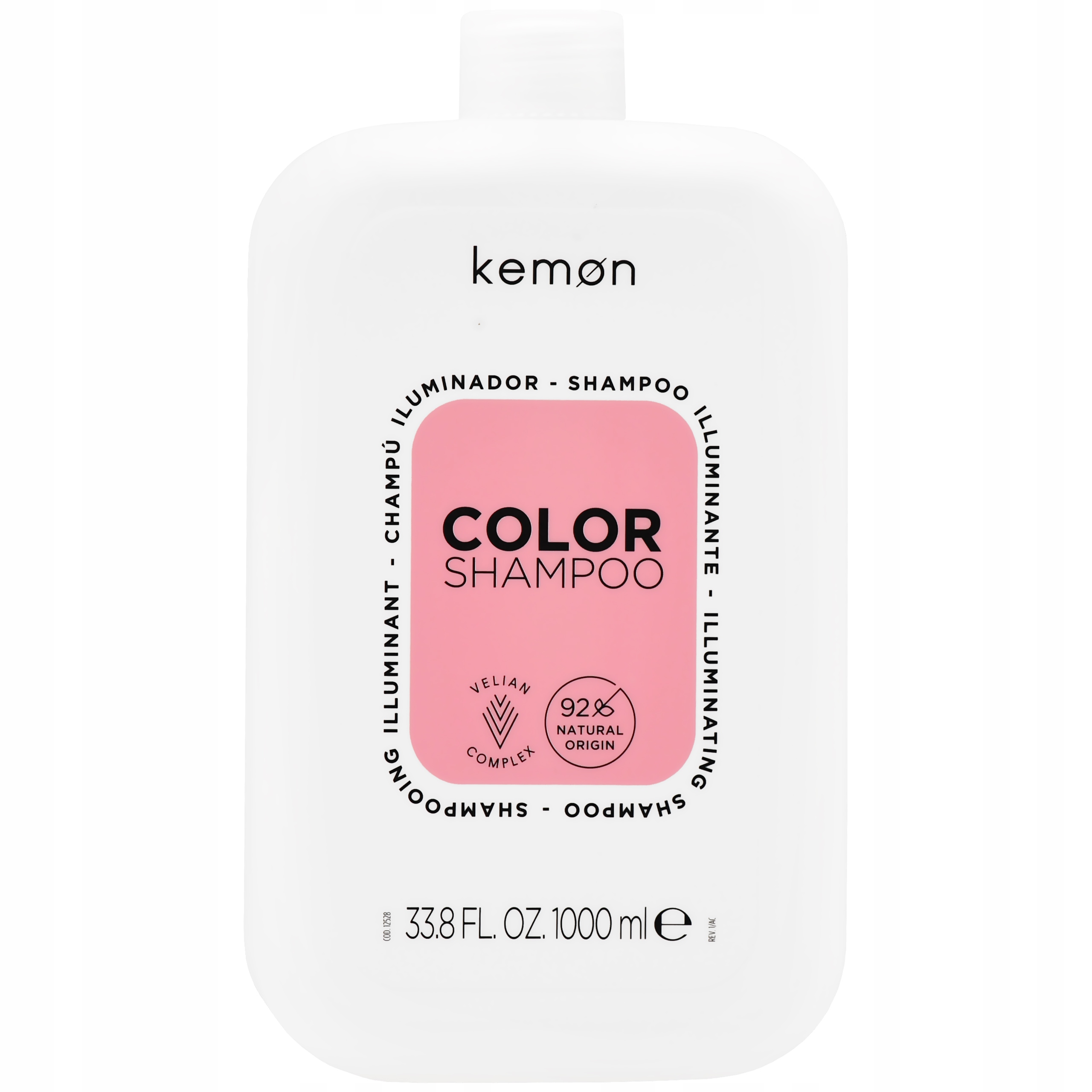 Kemon Color Illuminating 1000 ml – jemné čištění barvených vlasů