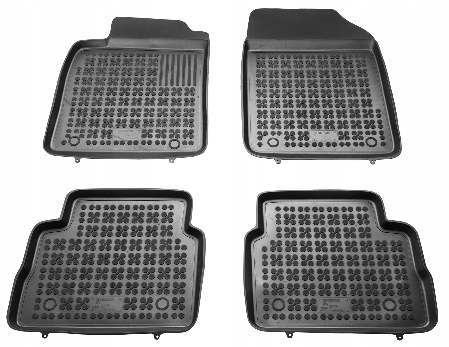 

Dywaniki gumowe z burtą, Opel Vectra C Lim, 2002-