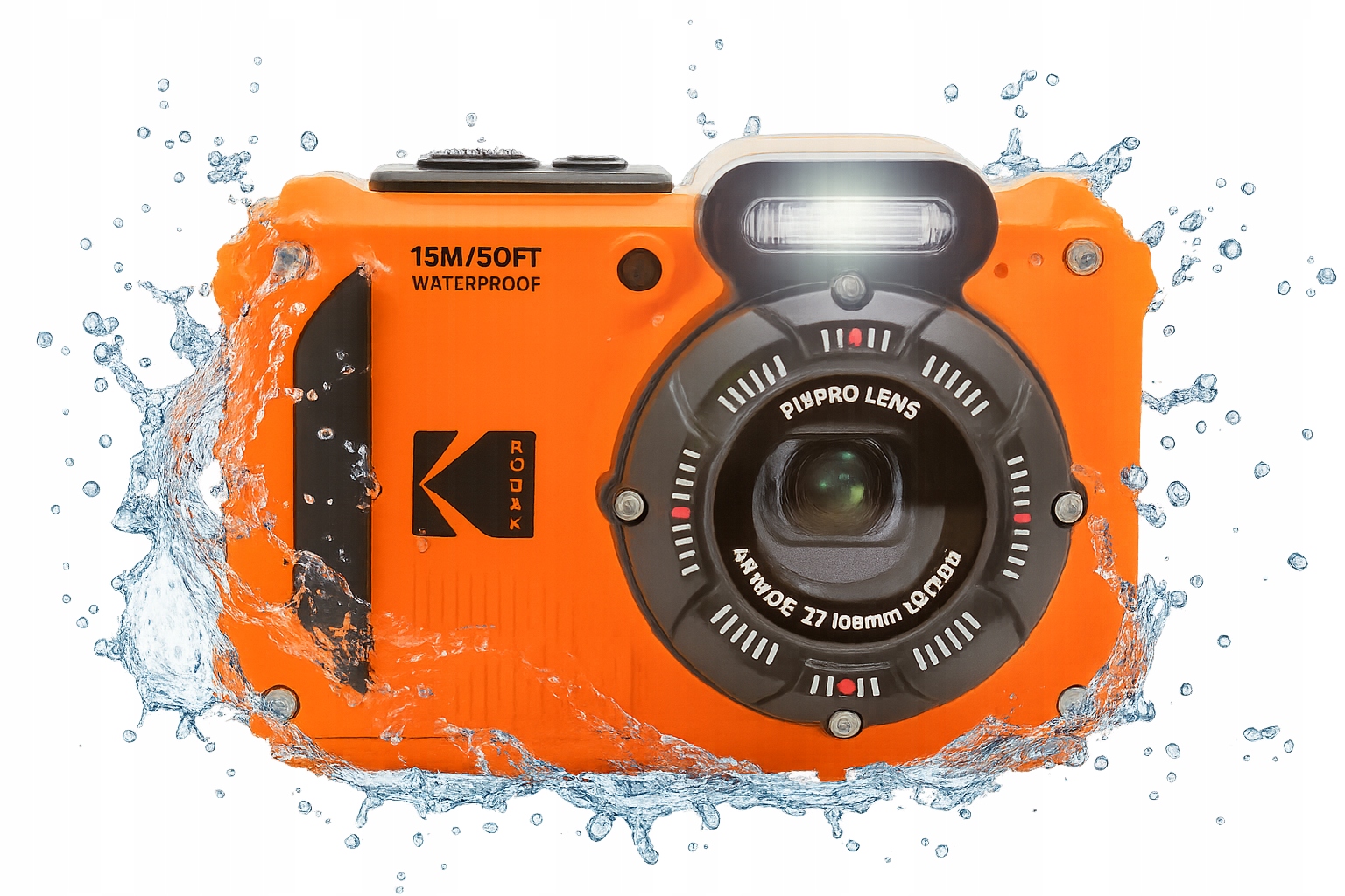 Aparat Podwodny Kodak WPZ2 Wodoszczelny 15M 16MP 1080p 4 Zoom Optyczny WiFi