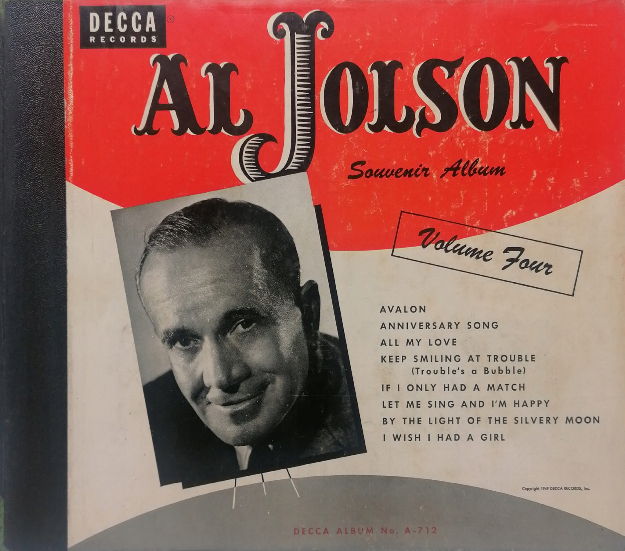Album Decca Al Jolson Souvenir Album 4x10" 13756708409 Allegro.pl