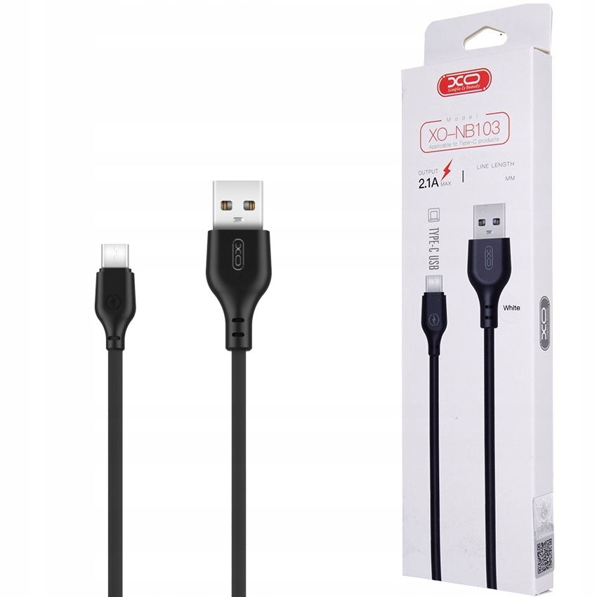 

Kabel Xo NB103 Usb na Typ-C Szybkie ładowanie 2m