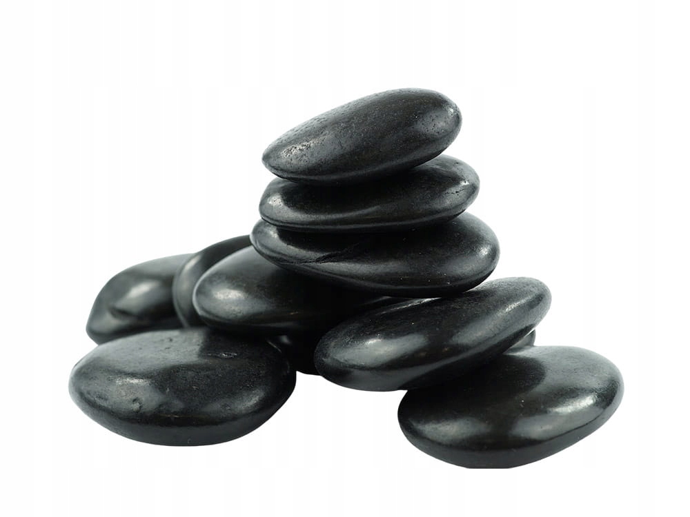 Dekoratívne kamene Hladké čierne Nero Pebbles EAN 5902388395264
