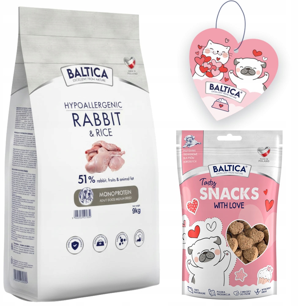 Baltica Adult Rabbit & Rice M 9kg Dla Ras Srednich Krolik Z Ryzem