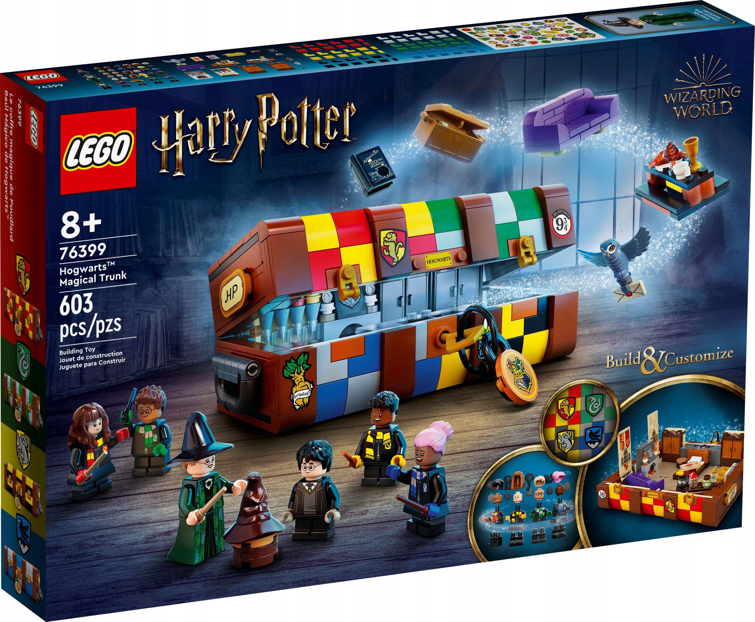 stavebnice Lego Harry Potter 76399 Kouzelný kufřík z Hogwartsu