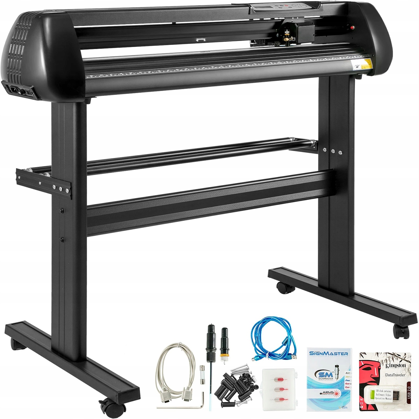Rezací ploter na vinyl 28" 720 mm Stojan SignMaster Usb/com Samolepky Banner