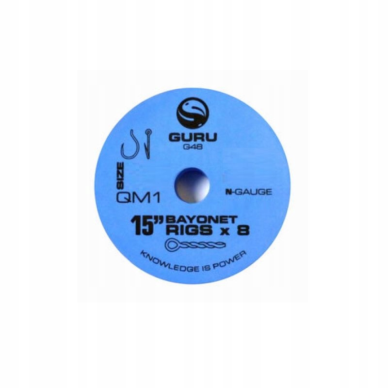 Przypony Guru QM1 With Bayonet Rigs 38CM ROZ.14