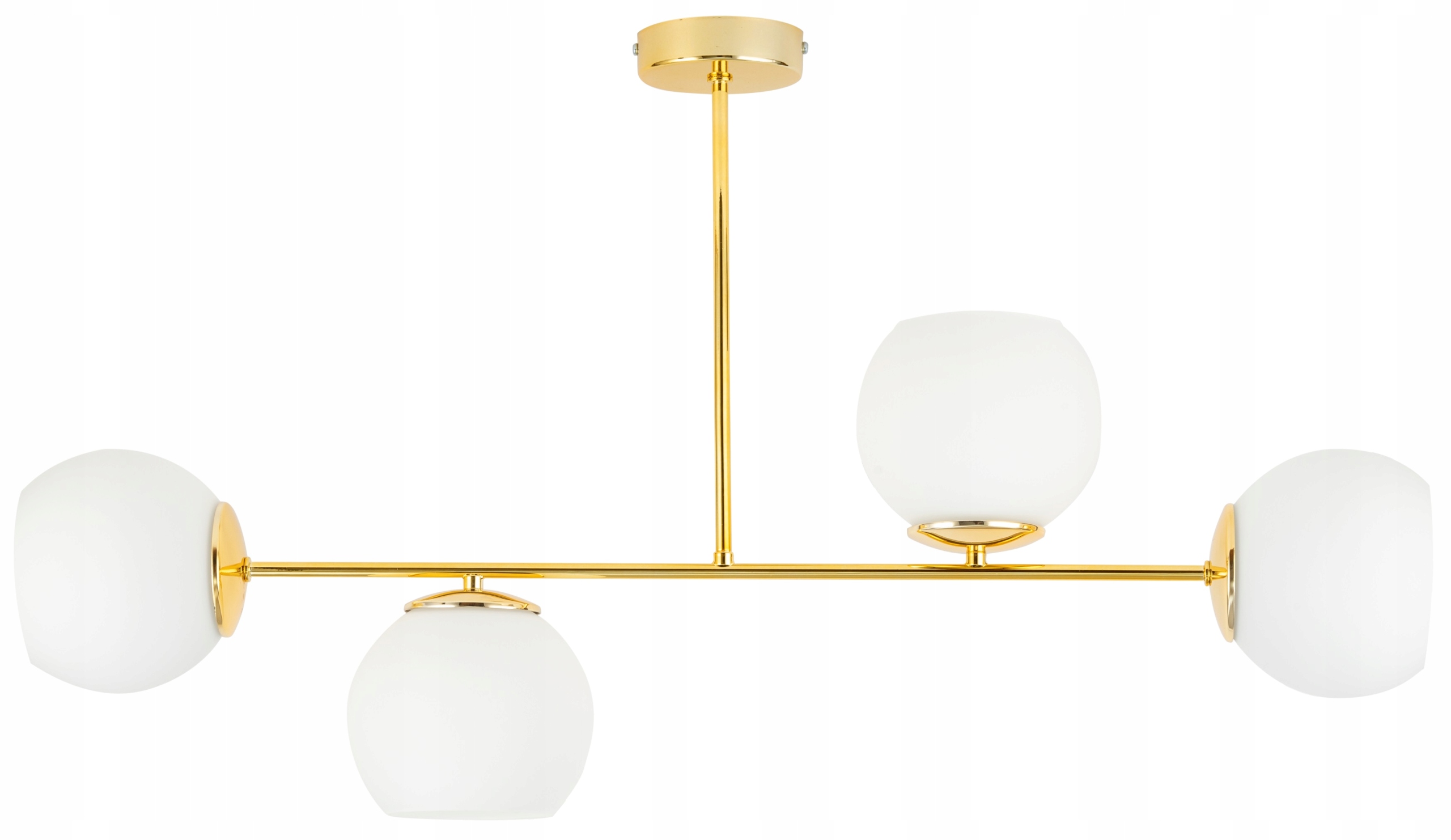 

Nowoczesna Lampa Wisząca Sufitowa Złota Kule Led