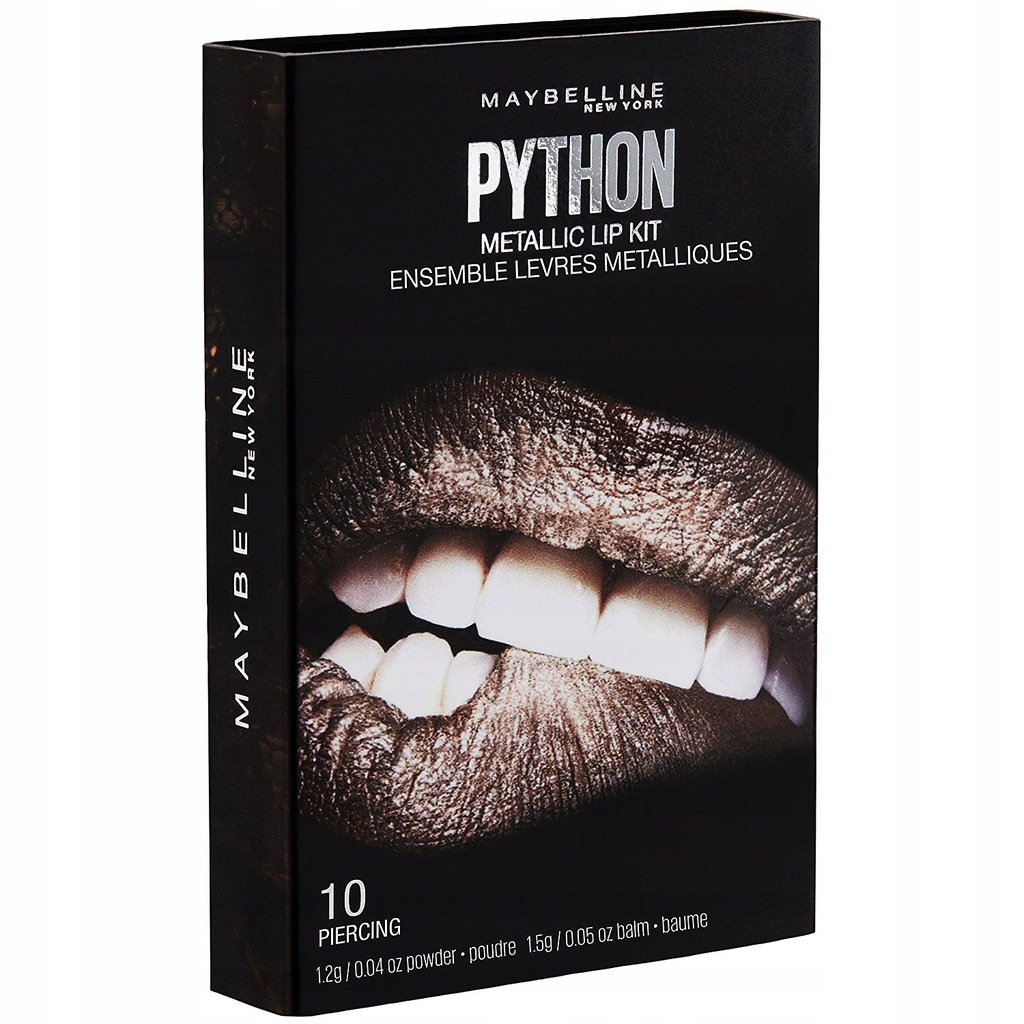 Maybelline Paletka na rty Python Metallic Rtěnka a pudr 10 Treacherous