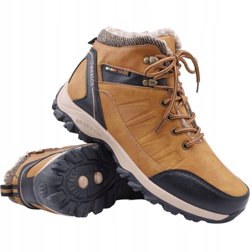 

Śniegowce męskie ocieplane trapery zimowe suwaki