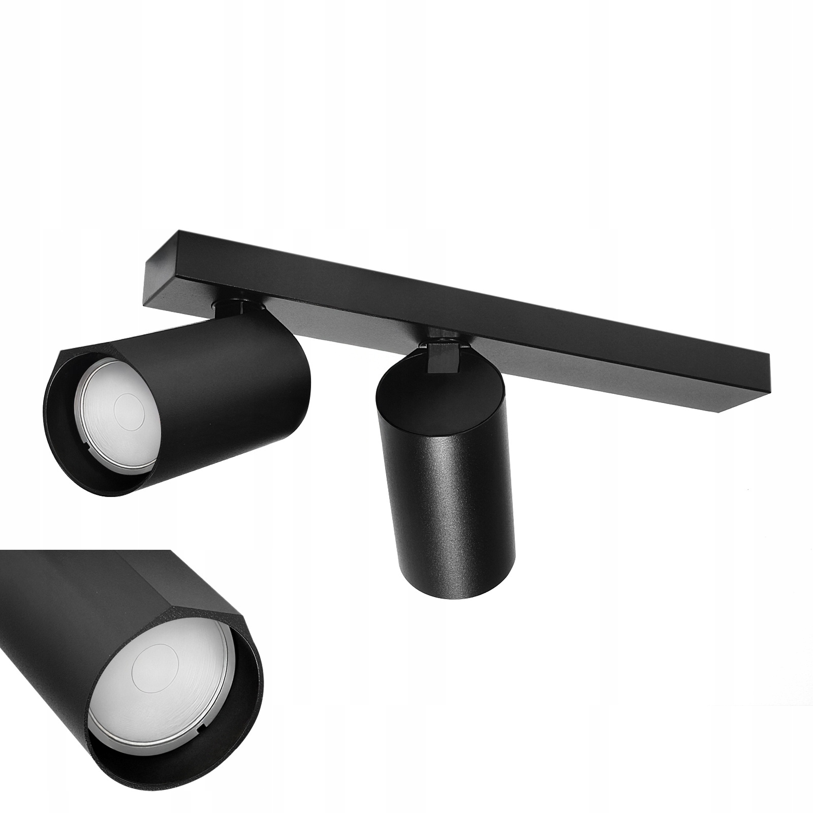 Stropní svítidlo Bora KJ2112 2xGU10 R černá, moderní, vysoká kvalita