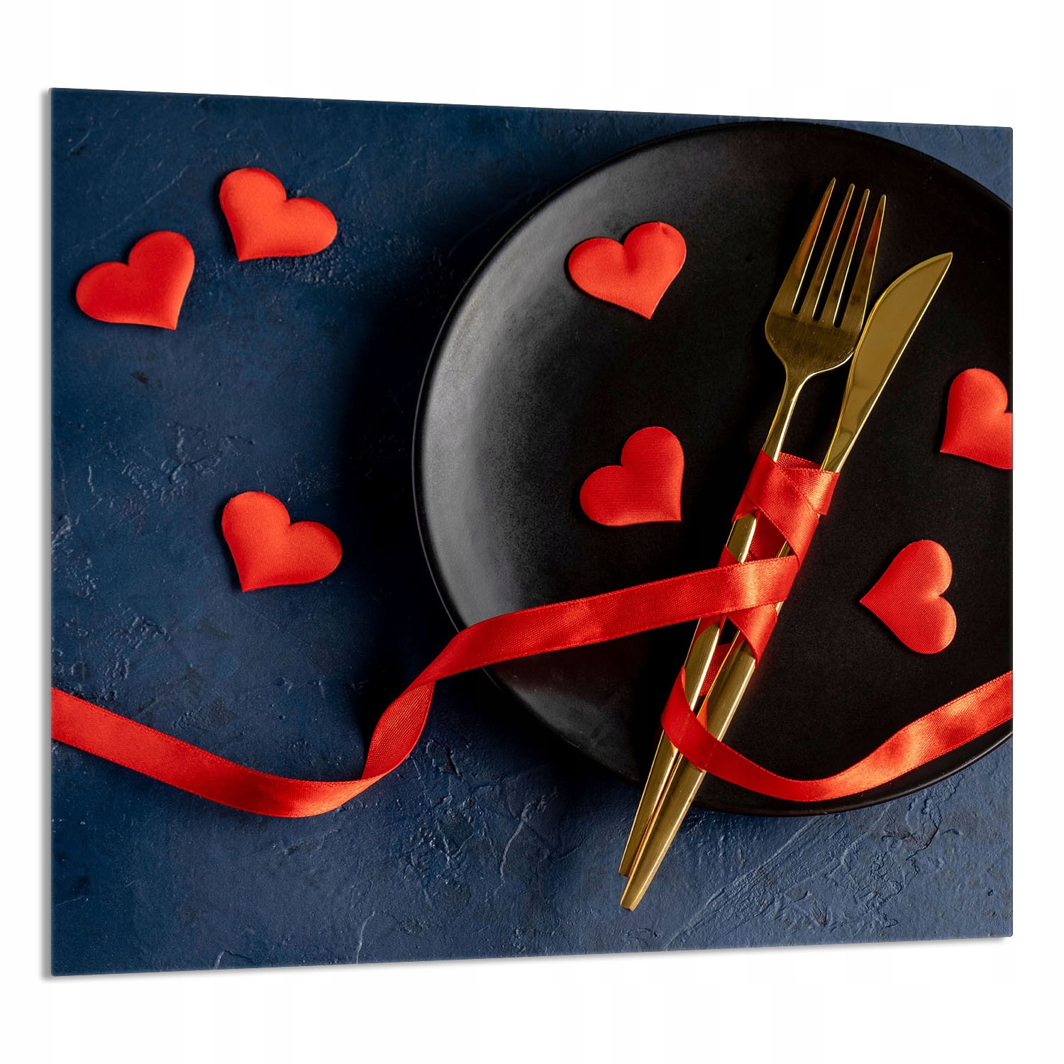 Skleněný Panel Do Kuchyně 65x60 Srdce Tvrzené Sklo