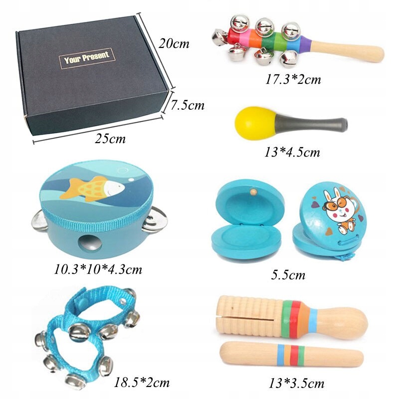 10X Zabawki muzyczne dla dzieci Zabawki edukacyjne Kod producenta 260376