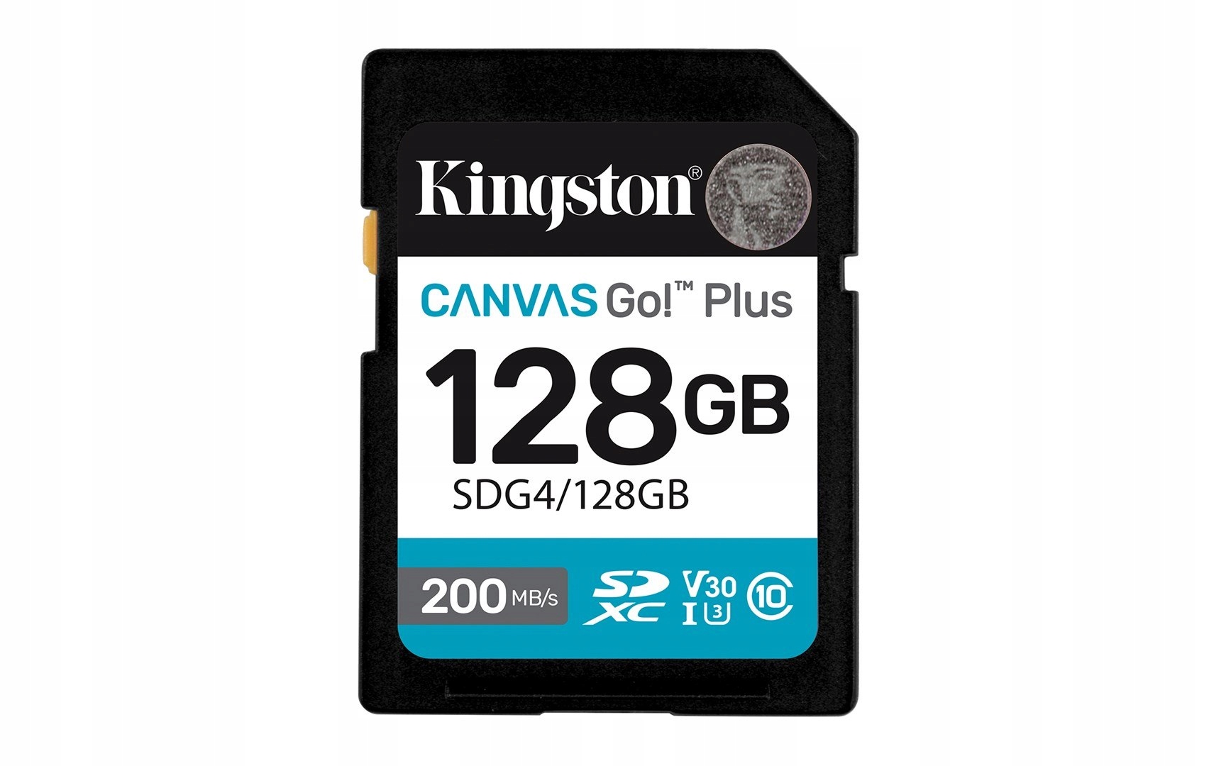 Karta pamięci Kingston Canvas Go Plus SDG4/128GB 128GB Class Uhs-i U3, V30