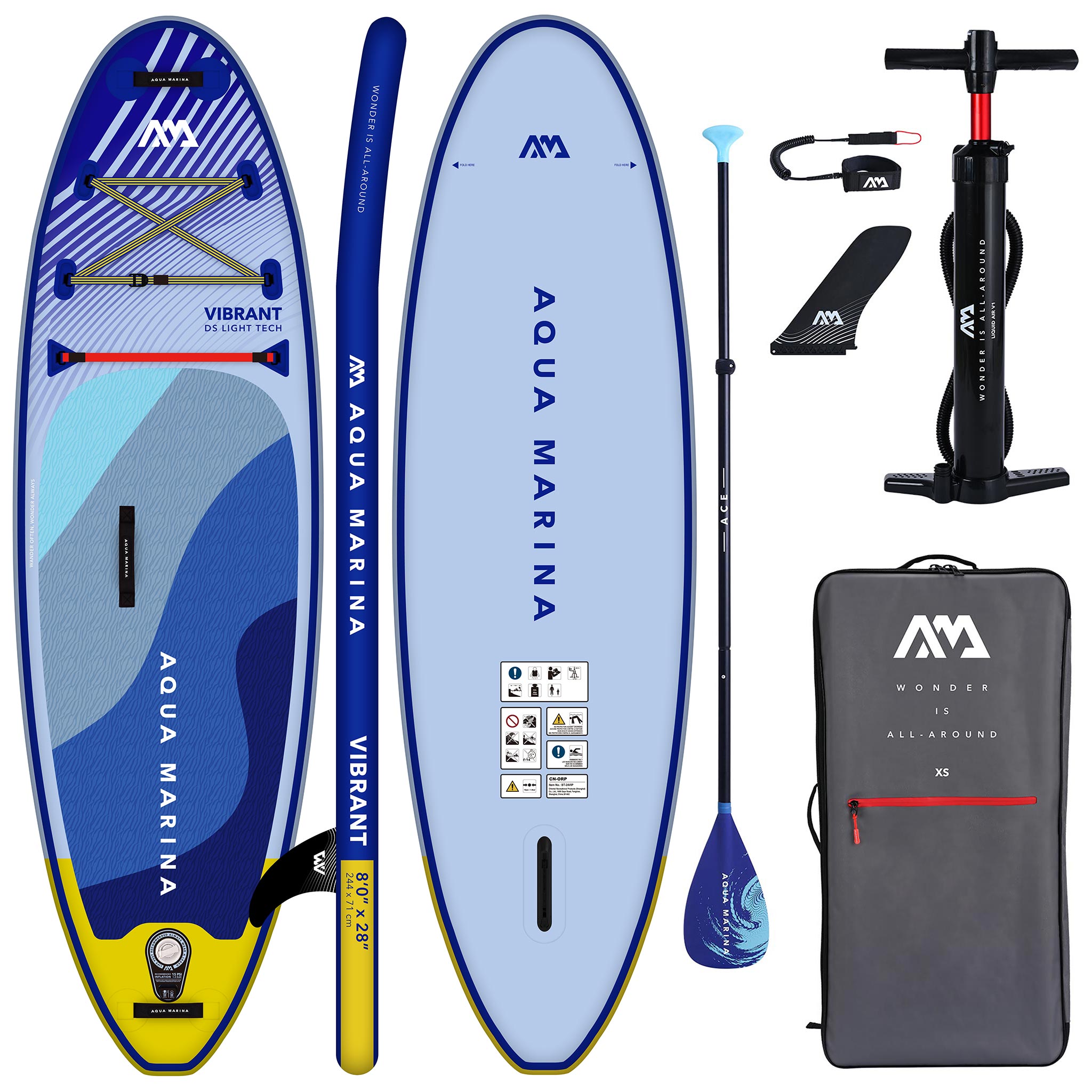 Deska Pompowana Sup Aqua Marina Vibrant 8'0" dla dzieci BT-24VIP 244 cm