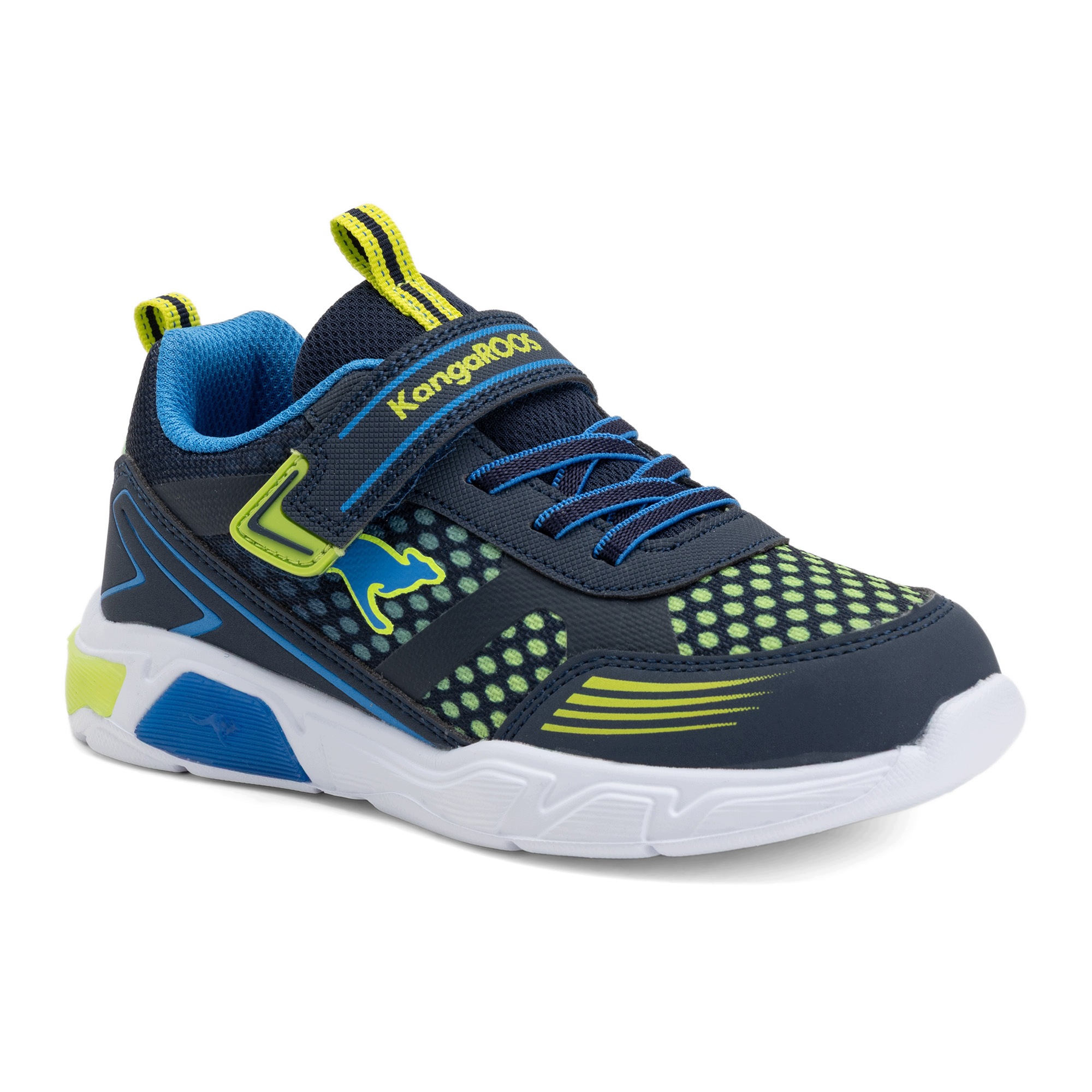Buty dziecięce KangaROOS K-slb Naro Ev dark navy/lime