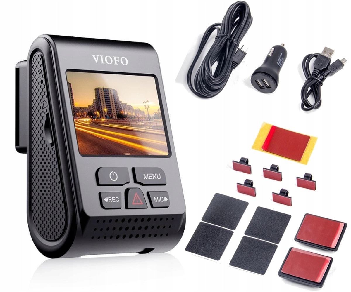 Wideorejestrator samochodowy Viofo A119-G V3 Wqxga Ekran Gps Tryb nocny