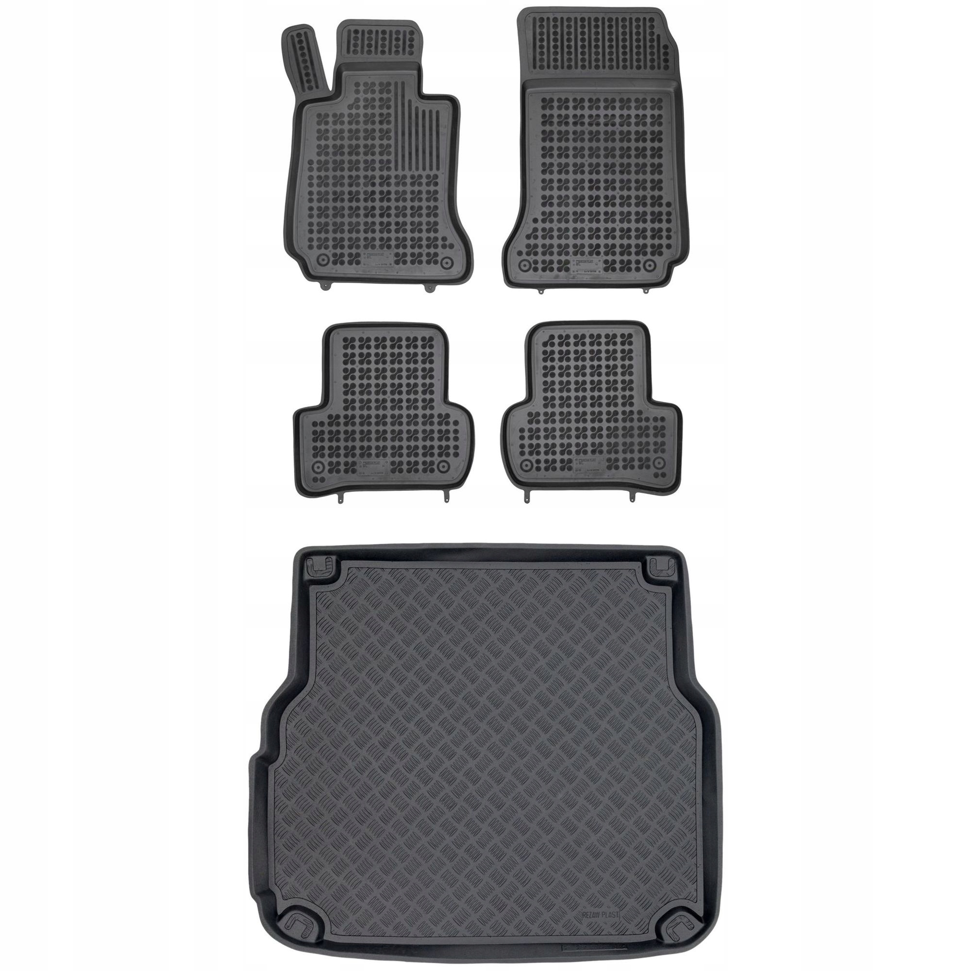 Sada koberčekov a protišmykovej rohože Mercedes-Benz trieda C W204 2007-2014