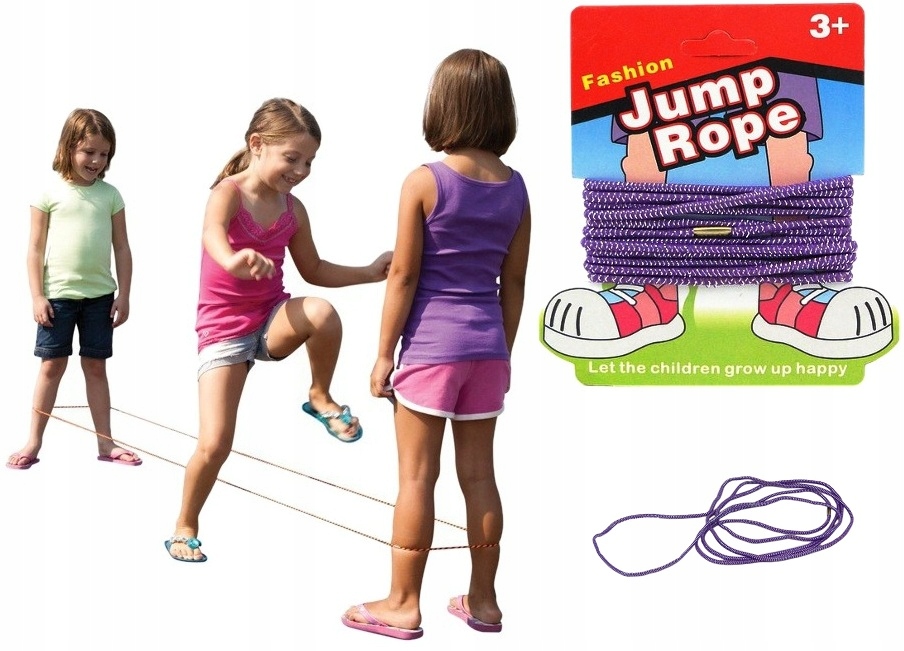 KOLOROWA ELASTYCZNA GUMA DO SKAKANIA 4004