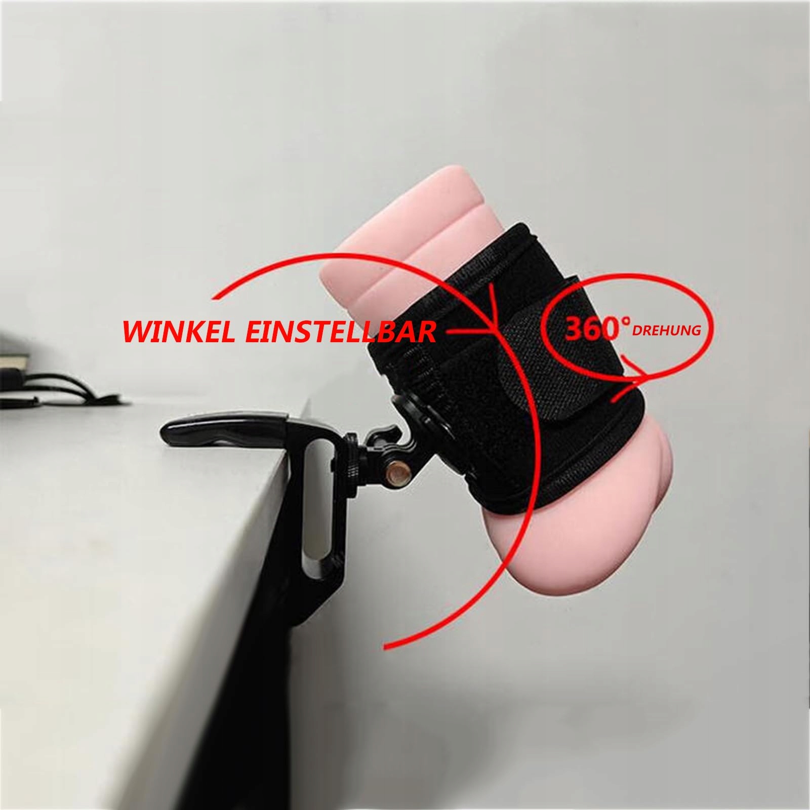 HANDS FREE Uchwyt Do Masturbatora Stojak Na Zabawki Erotyczne Dla Mężczyzn — miniatura 3