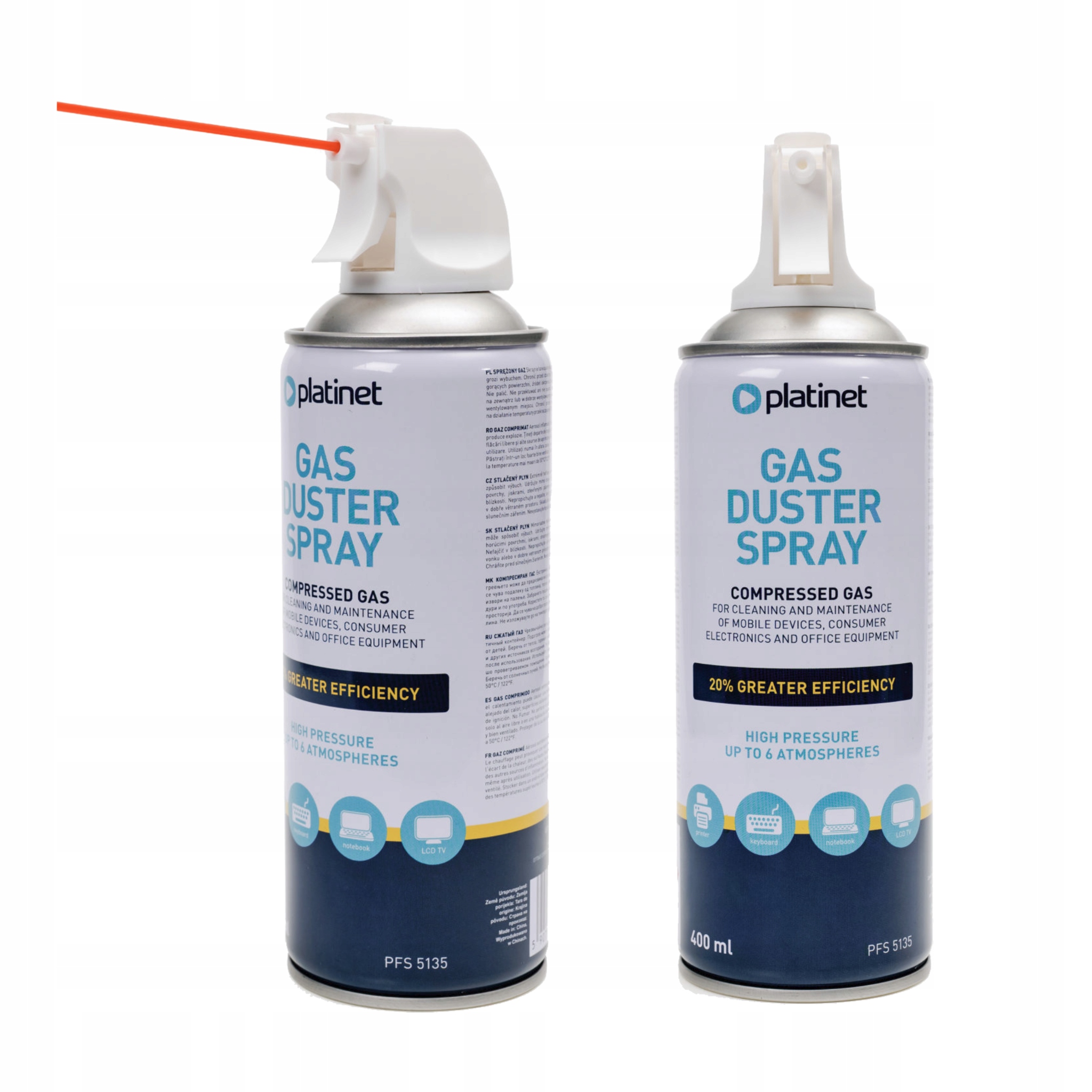 Sprężone powietrze z pistoletem 400 ml