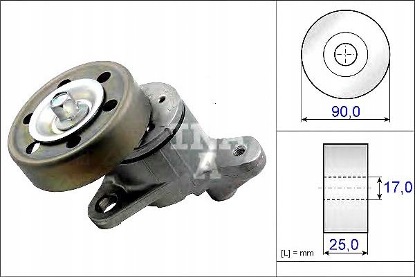 NAPINACZ PASKA KLINOWEGO INA 1662027020 1662027021