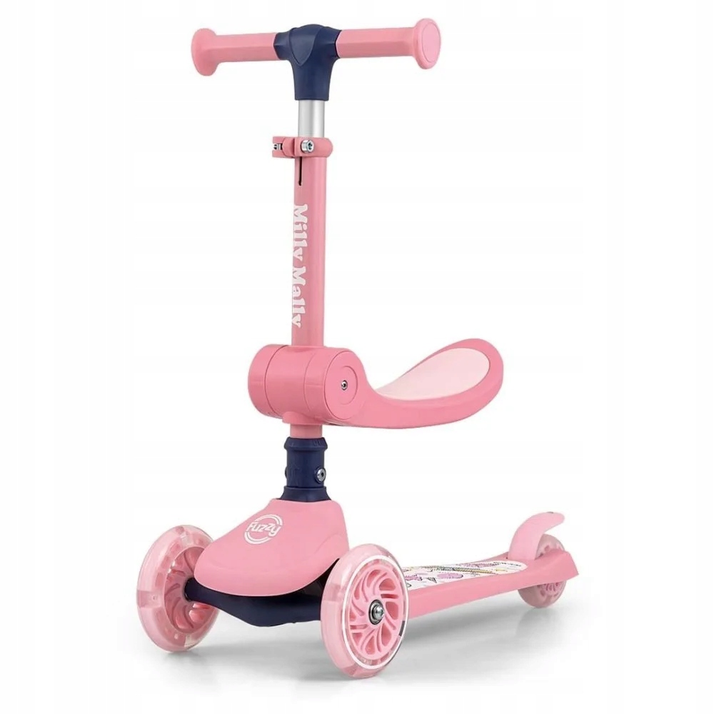 Hulajnoga Scooter Fuzzy pink