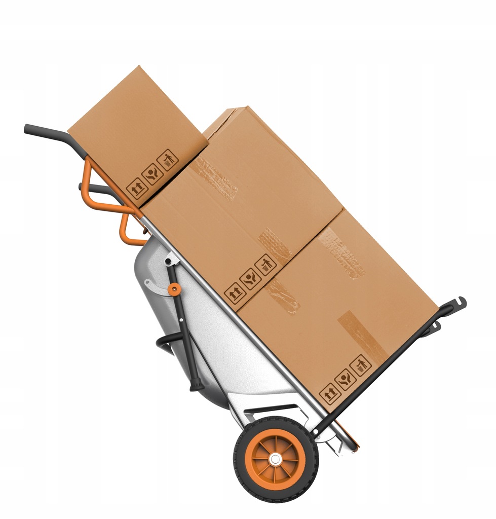WORX TACZKA OGRODOWA WG050 MOCNA Aerocart 120L 8w1 140KG *NOWOŚĆ HIT 2024* Liczba kółek 2