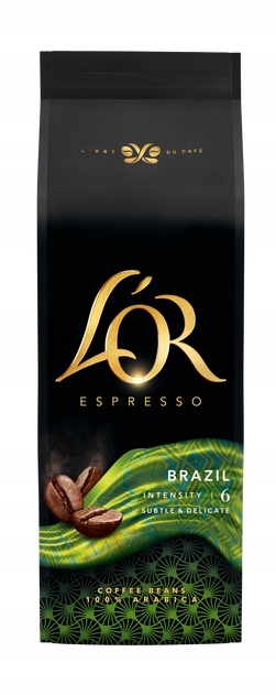 Levně Káva Zrnková Arabica L'or Káva Espresso Brazílie 1 kg