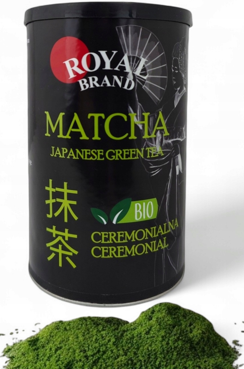 Certyfikowana Matcha Ceremonialna Japońska Premium Bio 100g Puszka