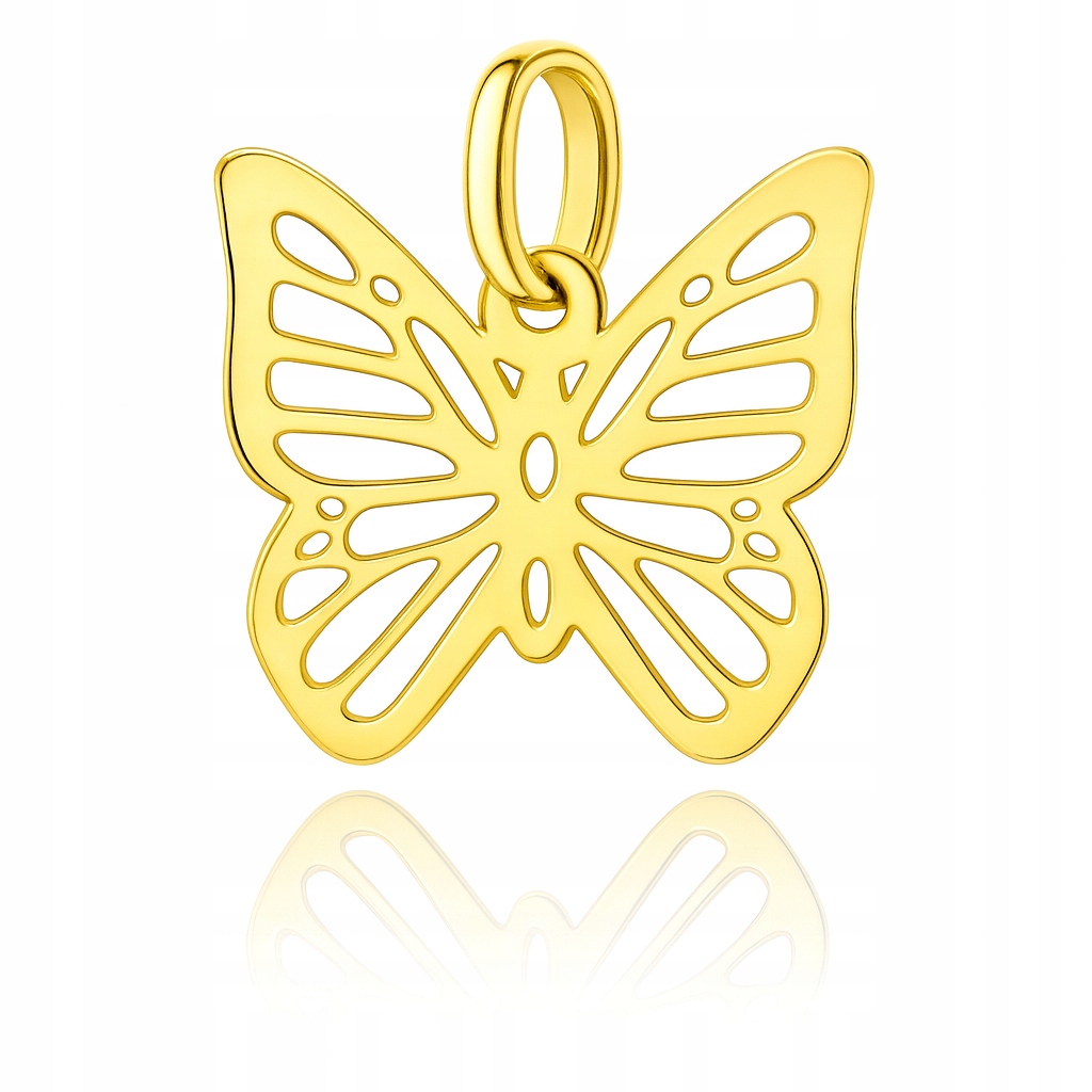Zlatý přívěsek motýlek Pr. 585 na řetízek