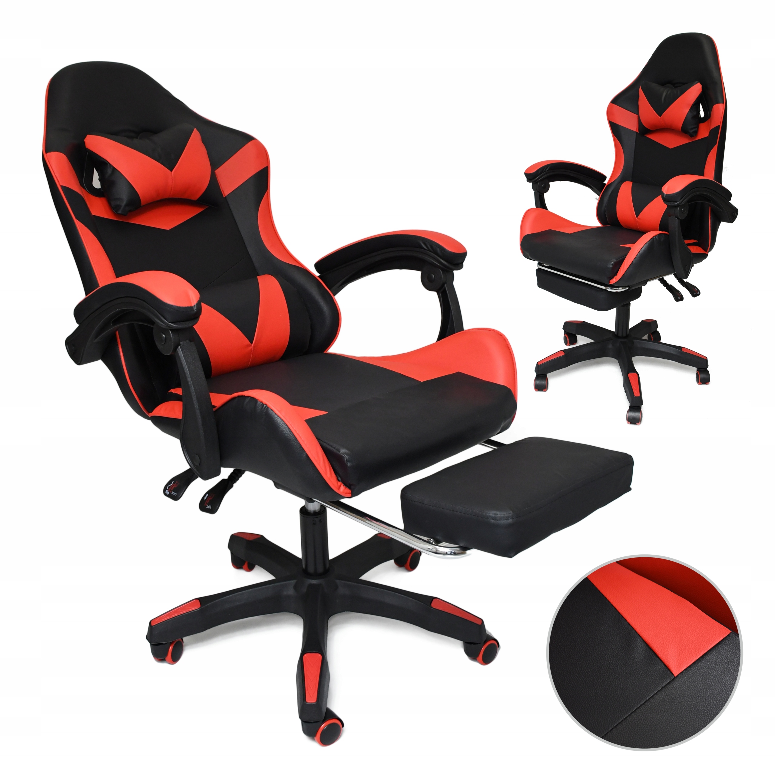 Otočná Herní Židle Pro Hráče S Ergonomickou Podnožkou