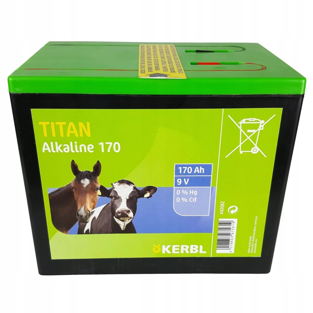 Bateria alkaliczna 9V 170Ah LubaCell do Pastuch