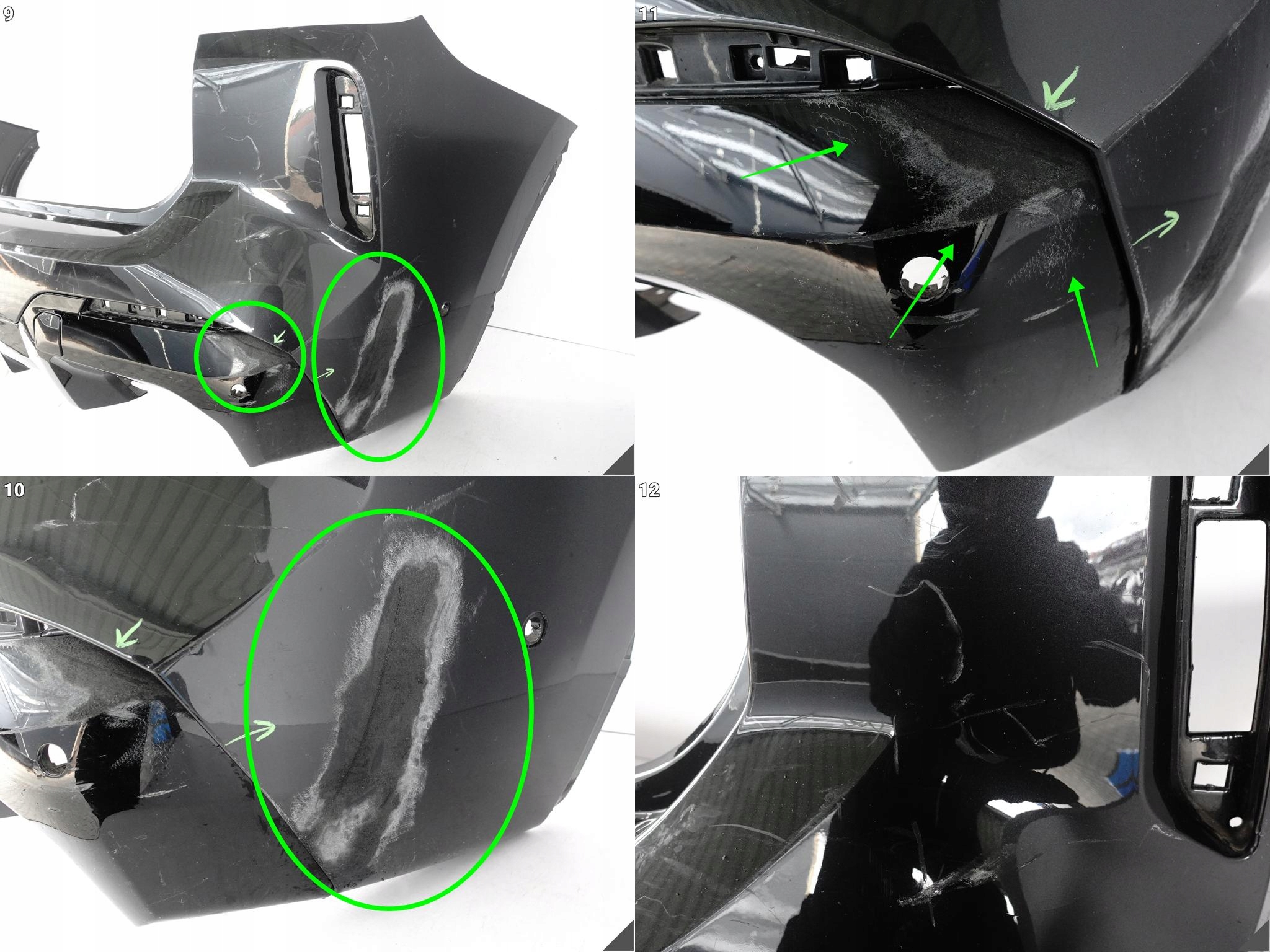 BMW X3 G01 m-packet LCI LIFT 21-24 bumper BUMPER diffuser rear part (6xPDC)