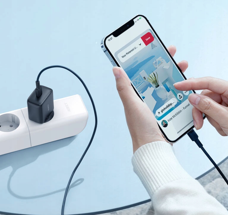 AUKEY PA-R1 Mini 1xUSB-C 20W 3A Power Delivery 3.0 Zgodność ze standardem Quick Charge 1.0 Quick Charge 2.0 Quick Charge 3.0 Quick Charge 4.0