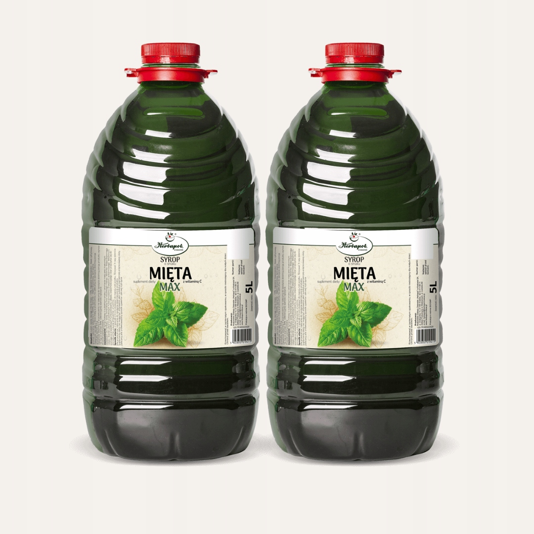 Syrop Mięta z witaminą C 5l Herbapol Kraków