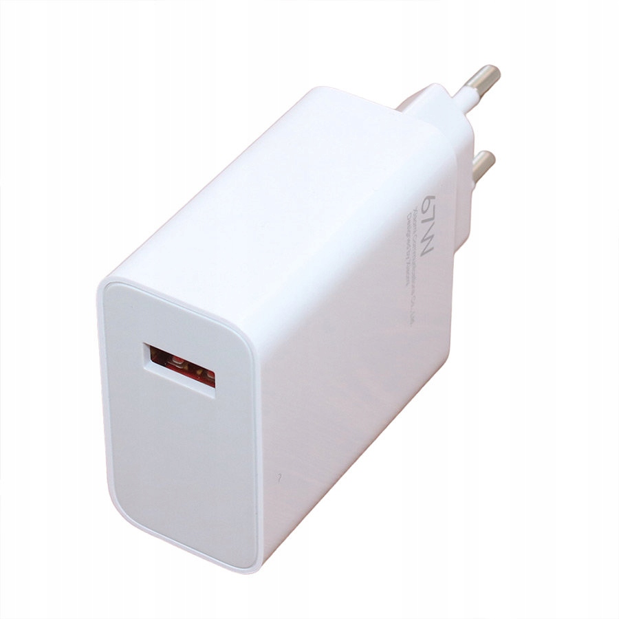 Ładowarka Xiaomi MDY-12-EH 67W 6.2A TURBO USB-C + kabel USBC ORYGINALNA Złącza USB inne