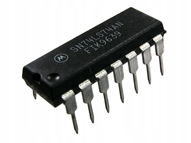 

74LS74 DIP14 Motorola SN74LS74AN cena za 3szt