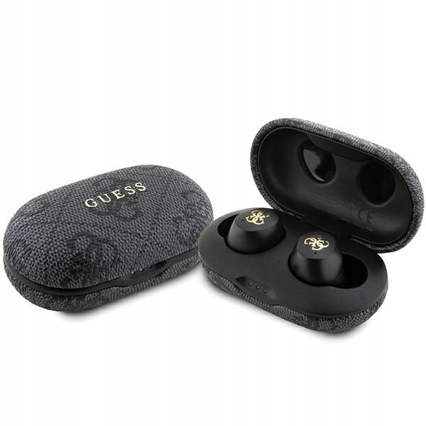 Guess Bluetooth sluchátka Tws GUTWSP4EGK Enc Pouzdro Černá