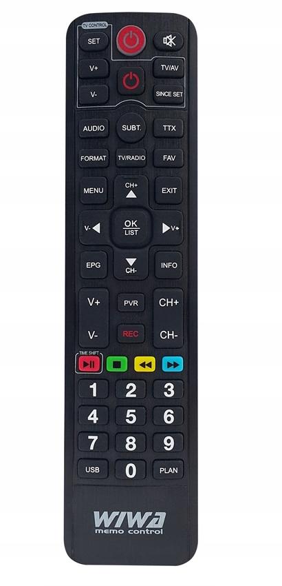 Tuner DVB-T T2 WIWA H.265 HEVC MPEG-4 TXT LITE Szerokość produktu 14.5 cm