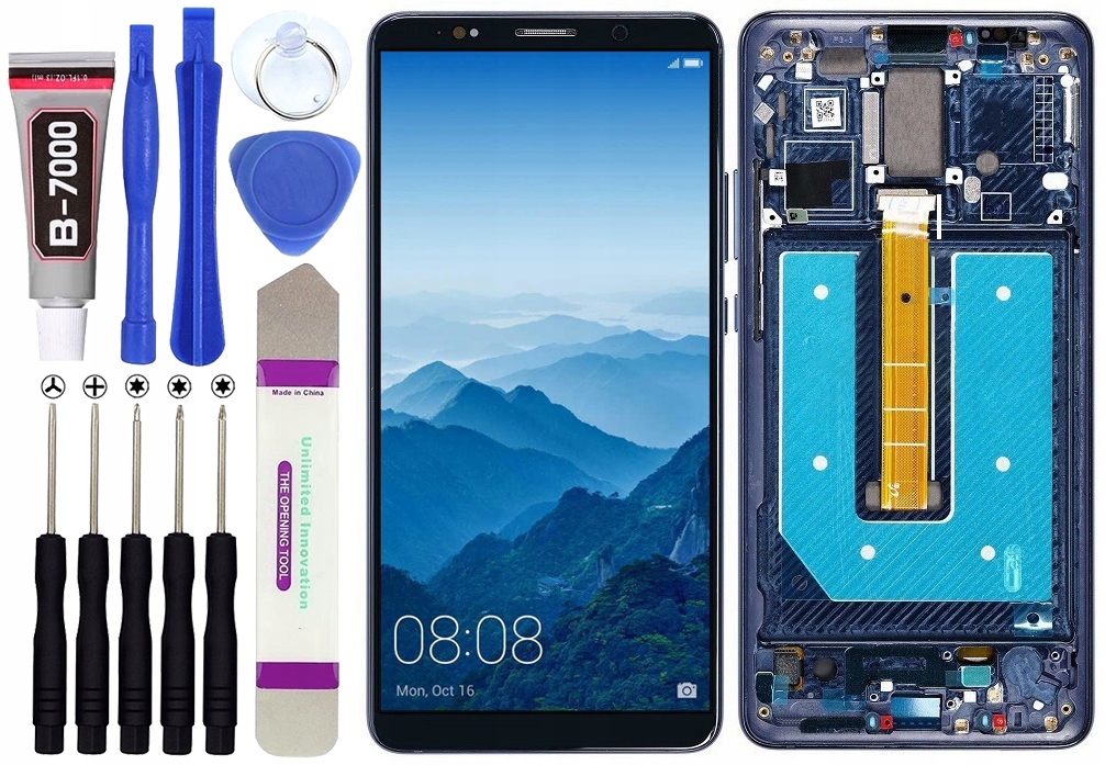 Displej Do Huawei Mate 10 Pro Oled LCD Rámeček Modrý