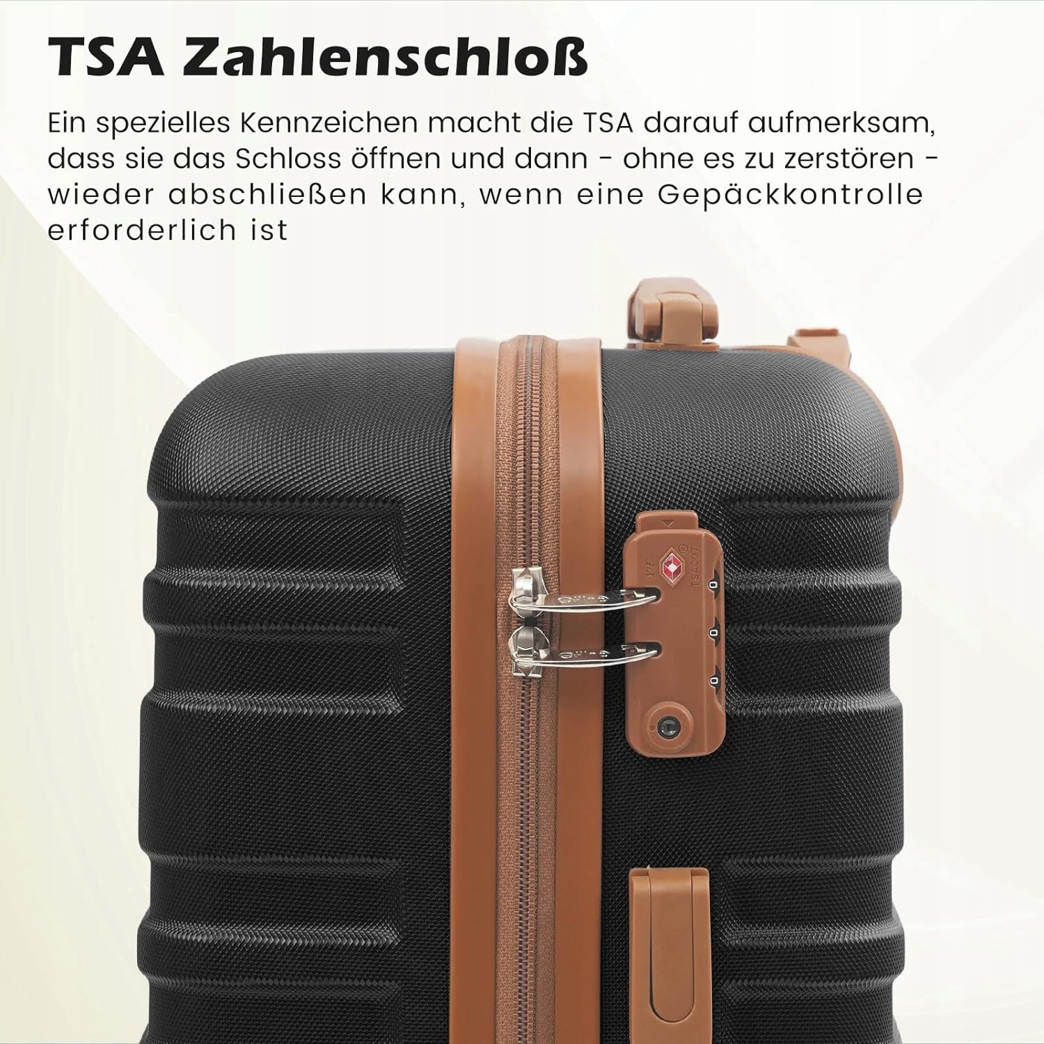 WALIZKA ŚREDNIA + KOSMETYCZKA + TORBA 3 SZTUKI WALIZKA BAGAŻ TWARDA ABS 60L Marka inna