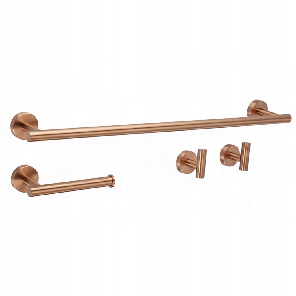 Rea Komplet Koupelnových Věšáků Ari Brush Copper