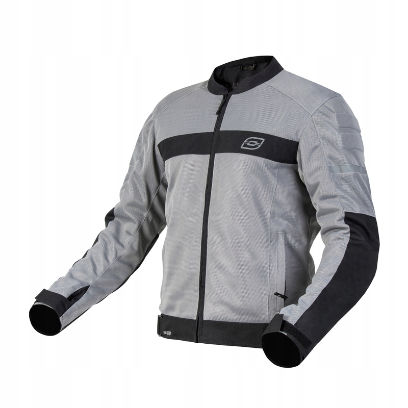 Textilná motocyklová bunda Ozone Dart Silver/Black 10XL