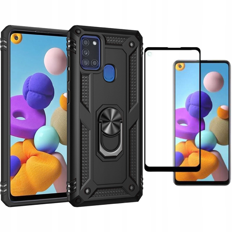 

Etui Pancerne Ring Nx Do Galaxy A21S + Szkło