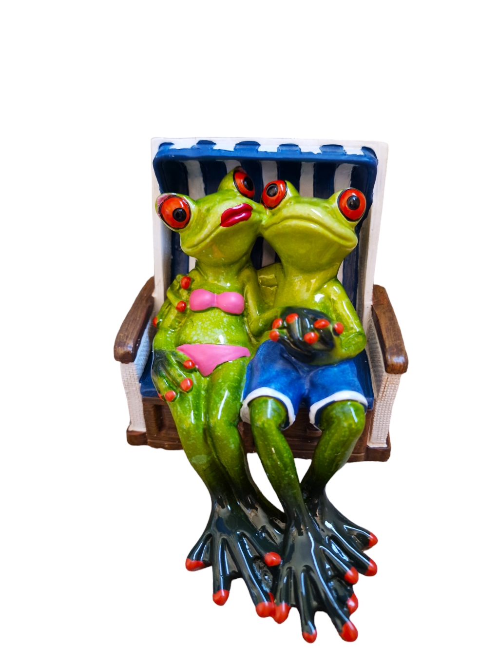 Keramická Ozdoba Žába Na Lehátku 169662 Art-pol