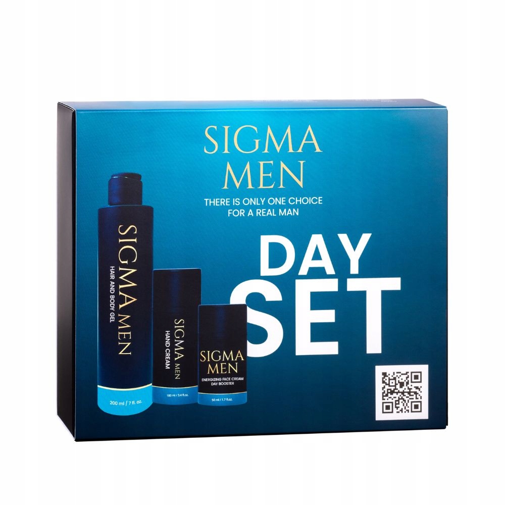 Sigma Men Day Gel Na Mytí Těla A Vlasů Krém Na Ruce Denní Krém